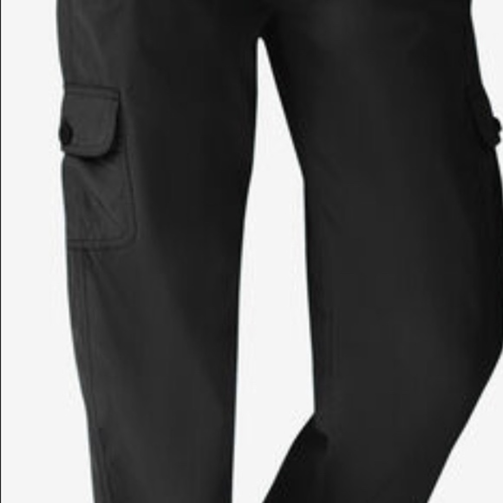 Pants NWT Cargo, Women's Plus 26W: Black- NEW in Sealed Bag/Tags